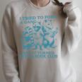 i Tried To Form a Gang But It Turned Into a Book Club Raglan Sleeve Sweatshirt Heather Forest
