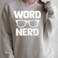 Word Nerd Book Reading Raglan Sleeve Sweatshirt Heather Forest Word Nerd Book Reading Raglan Sleeve Sweatshirt Heather Forest