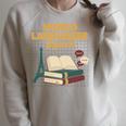 World Languages Squad Books Tower Performance Raglan Sleeve Sweatshirt Heather Forest