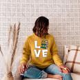 Bookworm Love Book Lover Reading Librarian Raglan Sleeve Sweatshirt Ash