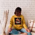 Goldfish Reading A Book Raglan Sleeve Sweatshirt Ash