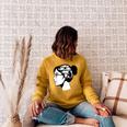 Just a Girl Who Loves Books Reading Silhouette Graphic Raglan Sleeve Sweatshirt Ash