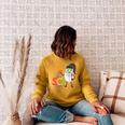 Kids Mung Bean Let's Sci Out Science Shirt Bean World Books Raglan Sleeve Sweatshirt Ash