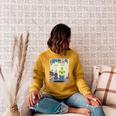 Retro Vintage Distressed Comic Book Humor Original Print Raglan Sleeve Sweatshirt Ash