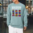 50th Birthday I'm This Many Books Old 50 Years Old Bookworm Raglan Sleeve Sweatshirt Cardinal