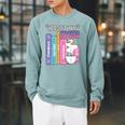 Adds To TBR Forever Bookish Book Lover Tee Raglan Sleeve Sweatshirt Cardinal