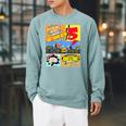 Birthday Boys Shirt Age 5 Superhero Comic Book Theme Party Raglan Sleeve Sweatshirt Cardinal