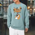 Boo Kids Book Lover Ghost Halloween Librarian Raglan Sleeve Sweatshirt Cardinal Boo Kids Book Lover Ghost Halloween Librarian Raglan Sleeve Sweatshirt Cardinal
