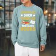 Book Club Members Quote Premium Tri-Blend Raglan Sleeve Sweatshirt Cardinal