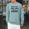 Bookworm Ambivert Fun Book Lovers Reading Raglan Sleeve Sweatshirt Cardinal Bookworm Ambivert Fun Book Lovers Reading Raglan Sleeve Sweatshirt Cardinal