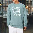 Crazy Book Lady Librarian Appreciation Humor Cute Literary Raglan Sleeve Sweatshirt Cardinal Crazy Book Lady Librarian Appreciation Humor Cute Literary Raglan Sleeve Sweatshirt Cardinal