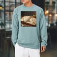 Dark Academia Vintage Book And Floating Letters Graphic Raglan Sleeve Sweatshirt Cardinal Dark Academia Vintage Book And Floating Letters Graphic Raglan Sleeve Sweatshirt Cardinal