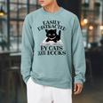 Easily Distracted By Cats And Books Cat Book Lover Raglan Sleeve Sweatshirt Cardinal Easily Distracted By Cats And Books Cat Book Lover Raglan Sleeve Sweatshirt Cardinal
