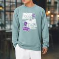 Kids DOAWK Purple Loded Diper Collage Book Series Raglan Sleeve Sweatshirt Cardinal Kids DOAWK Purple Loded Diper Collage Book Series Raglan Sleeve Sweatshirt Cardinal