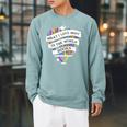 What I Love Most In The World Are My Books Librarian Raglan Sleeve Sweatshirt Cardinal