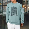 I HAVE NO SHELF CONTROL Reading Books Reader Meme Raglan Sleeve Sweatshirt Cardinal