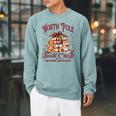 North Pole Book Club Raglan Sleeve Sweatshirt Cardinal