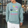Nothing Beats Reading Rock Paper Scissors Game Book Lover Raglan Sleeve Sweatshirt Cardinal