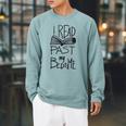 I Read Past My Bedtime Book Lover Reader Reading T Shirt Raglan Sleeve Sweatshirt Cardinal I Read Past My Bedtime Book Lover Reader Reading T Shirt Raglan Sleeve Sweatshirt Cardinal