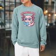 Readsolotl Axolotl Reading Book Bookworm Bookish Girls Kids Raglan Sleeve Sweatshirt Cardinal Readsolotl Axolotl Reading Book Bookworm Bookish Girls Kids Raglan Sleeve Sweatshirt Cardinal