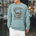 Spicy Book Reader Reading Literature Book Club Est 2026 Raglan Sleeve Sweatshirt Cardinal