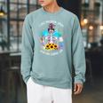 Tie-Dye Messy Bun Skull I Like My Books Spicy & My Coffee Raglan Sleeve Sweatshirt Cardinal