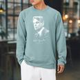 W B Yeats-Irish Poet Potry Literature Books Raglan Sleeve Sweatshirt Cardinal