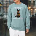 A Woman Cannot Survive On Books Alone She Also Needs CAT Raglan Sleeve Sweatshirt Cardinal