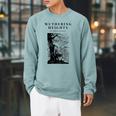 Wuthering Heights By Emily Bronte Vintage Book Cover Premium Tri-Blend Raglan Sleeve Sweatshirt Cardinal Wuthering Heights By Emily Bronte Vintage Book Cover Premium Tri-Blend Raglan Sleeve Sweatshirt Cardinal