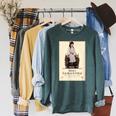 American Girl Meet Samantha Book Cover Raglan Sleeve Sweatshirt Heather Blue Lagoon