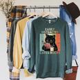 Easily Distracted By Cats And Books For Cat Lovers For Men Women Girls Kids Raglan Sleeve Sweatshirt Heather Blue Lagoon