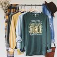 Vintage Floral Bookshelf I Have No Shelf Control Book Lovers Raglan Sleeve Sweatshirt Heather Blue Lagoon