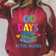 100 Days In The Books School Celebration Raglan Sleeve Sweatshirt Heather Dust