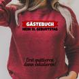 18th Birthday Guest Book Boy 18th Birthday Woman Raglan Sleeve Sweatshirt Heather Dust