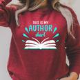 This Is My Author Shirt Write Book Raglan Sleeve Sweatshirt Heather Dust This Is My Author Shirt Write Book Raglan Sleeve Sweatshirt Heather Dust