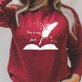 Author This Is My Writing Shirt Writing Pen Books Writers Raglan Sleeve Sweatshirt Heather Dust