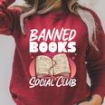 Banned Books Social Club Raglan Sleeve Sweatshirt Heather Dust