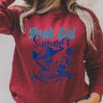 Beach Book Lover Women Girls Book Girl Summer Raglan Sleeve Sweatshirt Heather Dust
