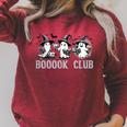 Boo Ghost Books Book Club Halloween Women School Teacher Raglan Sleeve Sweatshirt Heather Dust Boo Ghost Books Book Club Halloween Women School Teacher Raglan Sleeve Sweatshirt Heather Dust