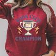 Book Club Champion Raglan Sleeve Sweatshirt Heather Dust