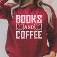 Book Coffee Lover Books And Coffee Raglan Sleeve Sweatshirt Heather Dust