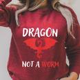 I Am A Book Dragon Not A Worm Raglan Sleeve Sweatshirt Heather Dust