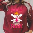 The Book Fairy Reading Teacher Librarian Men Women Raglan Sleeve Sweatshirt Heather Dust The Book Fairy Reading Teacher Librarian Men Women Raglan Sleeve Sweatshirt Heather Dust