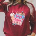 Book Girlie Coffee Mug Reading Lover Reader Raglan Sleeve Sweatshirt Heather Dust
