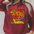 Book Of Kells Celtic Knot Medieval Bird Premium Tri-Blend Raglan Sleeve Sweatshirt Heather Dust