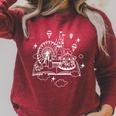 Book Lover Castle And Fantasy Park Adventure Reading Fans Raglan Sleeve Sweatshirt Heather Dust