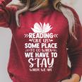 Book Lover Graphic For Librarians And Book Readers Raglan Sleeve Sweatshirt Heather Dust