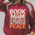 Book Mom Dog Lover Pages Paws And Peace Reading Raglan Sleeve Sweatshirt Heather Dust Book Mom Dog Lover Pages Paws And Peace Reading Raglan Sleeve Sweatshirt Heather Dust