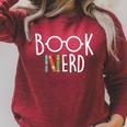 Book Nerd School Librarian Library Bibliophile Reading Raglan Sleeve Sweatshirt Heather Dust Book Nerd School Librarian Library Bibliophile Reading Raglan Sleeve Sweatshirt Heather Dust