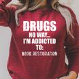 Book Restoration Raglan Sleeve Sweatshirt Heather Dust